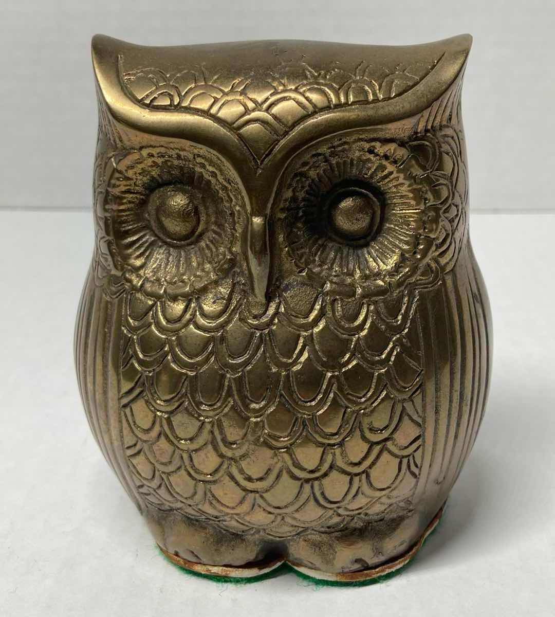 Photo 1 of BRASS OWL DECORATION H4.75”