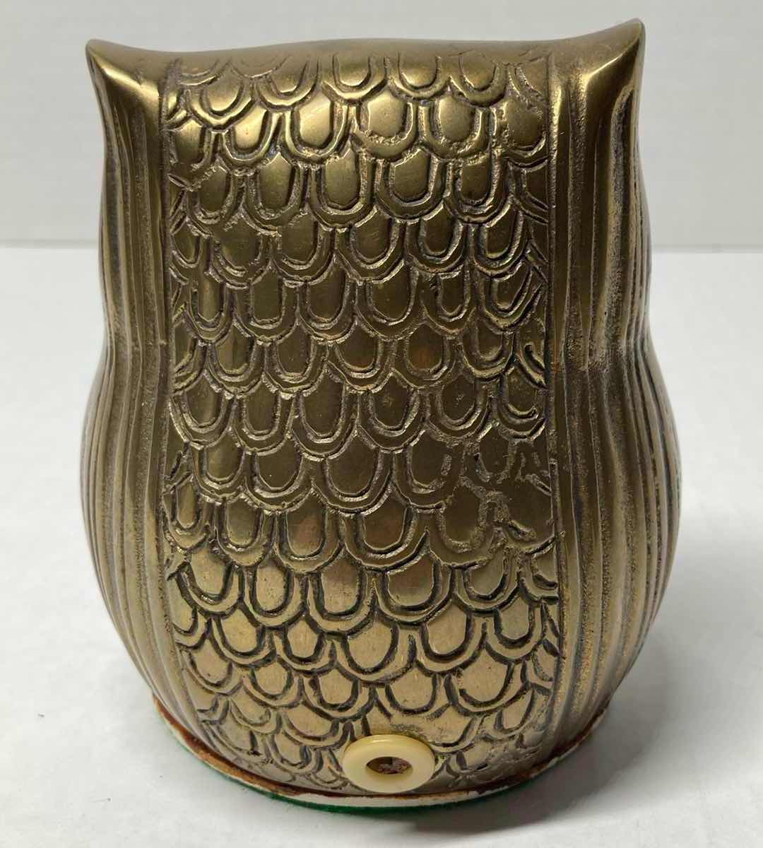 Photo 3 of BRASS OWL DECORATION H4.75”