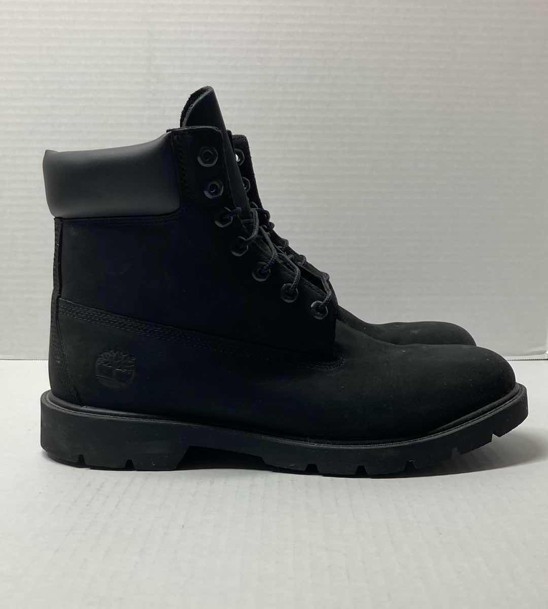 Photo 4 of TIMBERLAND CLASSIC BLACK LEATHER WATERPROOF BOOTS MEN’S SIZE 12