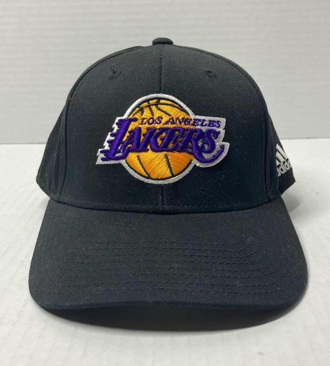 Photo 1 of LOS ANGELES LAKERS ADIDAS BLACK ADJUSTABLE CAP