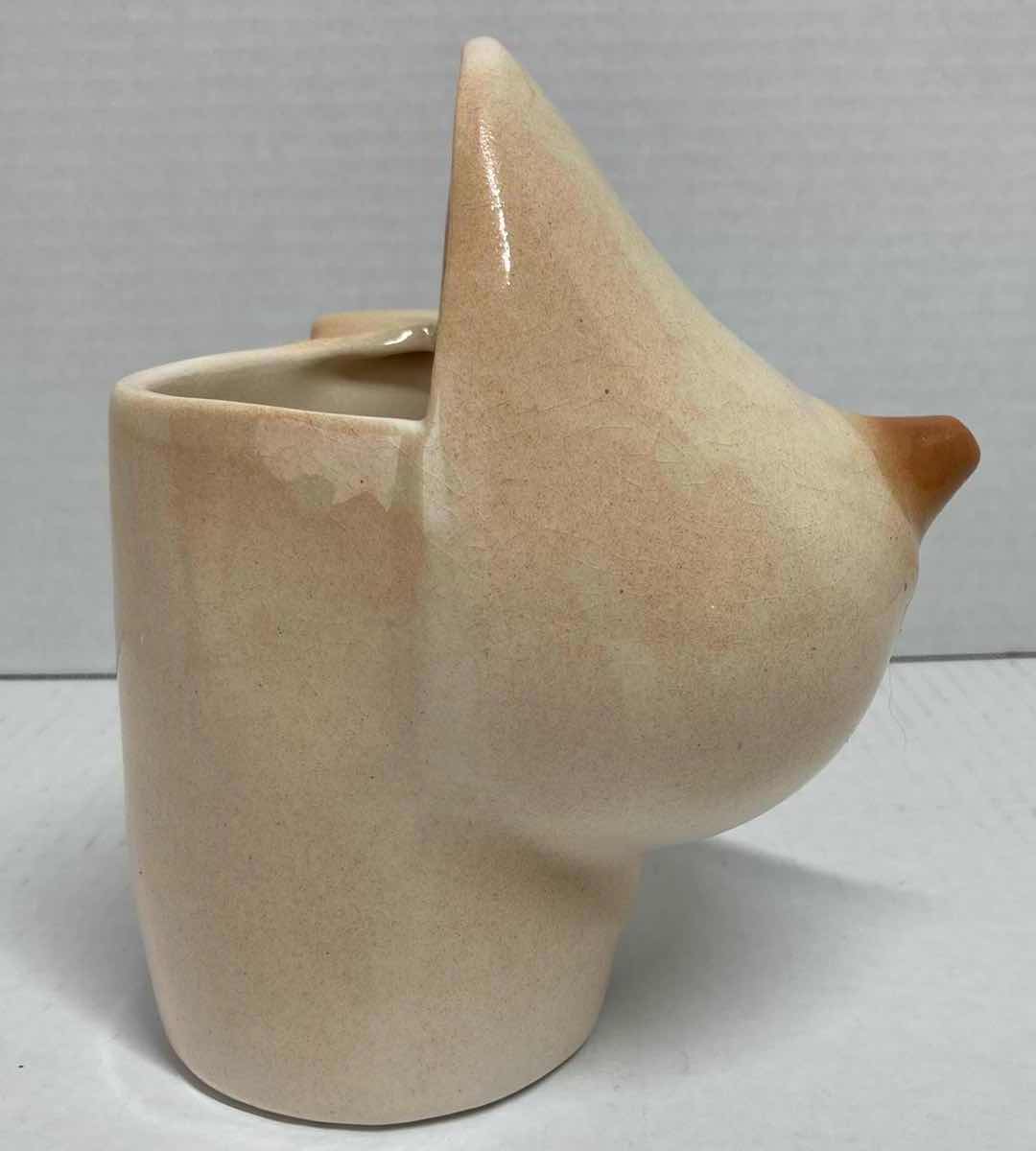 Photo 3 of VINTAGE GAG BREAST CERAMIC CREAMER MUG H5”