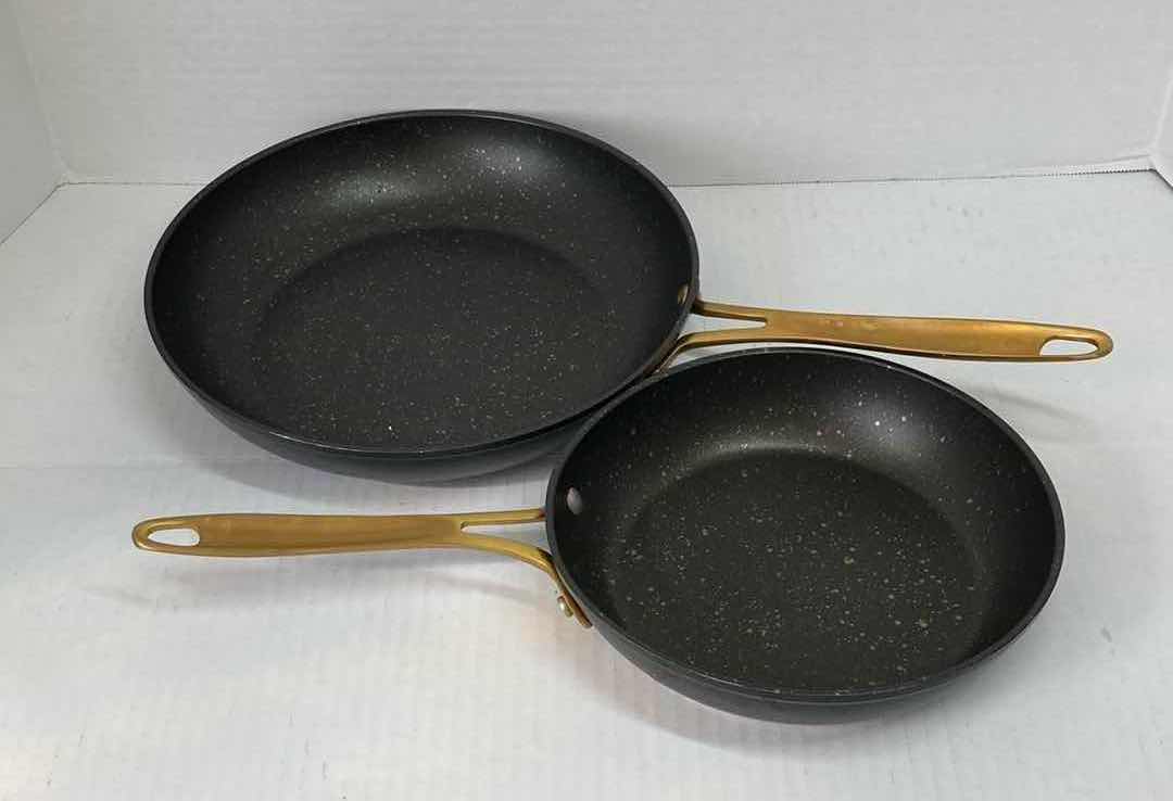 Photo 5 of THYME & TABLE BLACK & GOLD NON-STICK POTS & PANS SIGNATURE COOKWARE 12PC SET