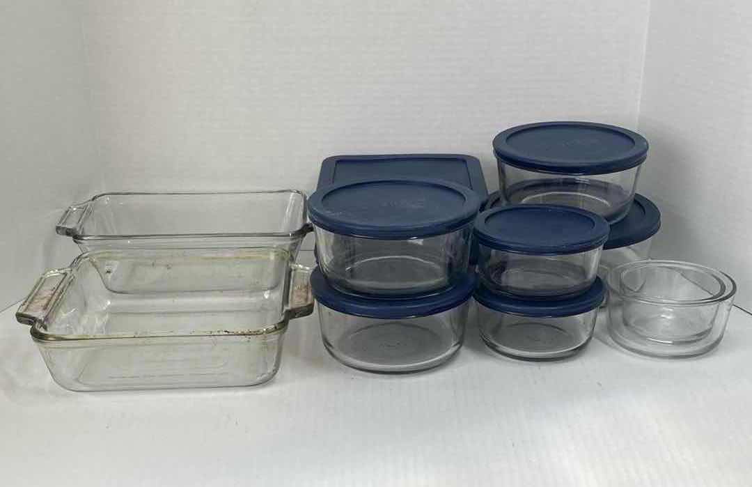 Photo 1 of ANCHOR HOCKING GLASS BAKING DISHES & STORAGE CONTAINERS W LIDS 20PC SET