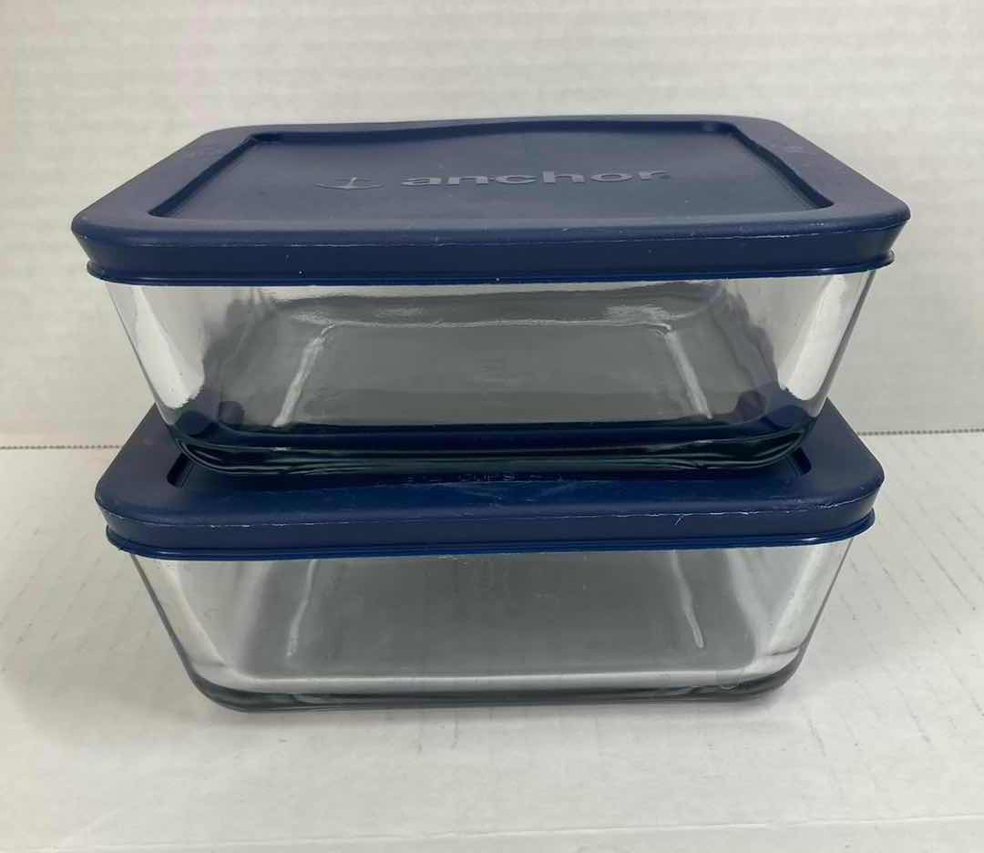 Photo 3 of ANCHOR HOCKING GLASS BAKING DISHES & STORAGE CONTAINERS W LIDS 20PC SET