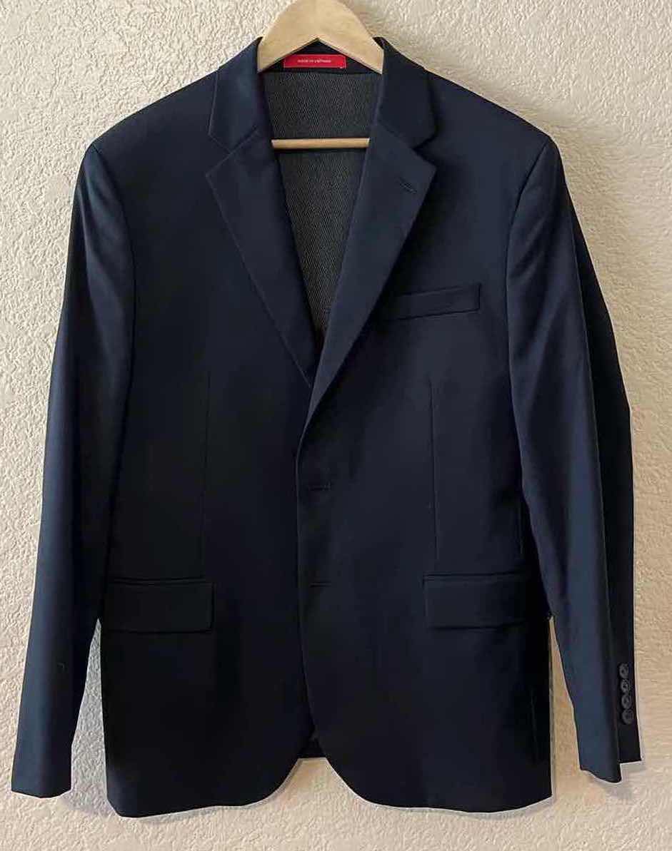 Photo 1 of KENNITH COLE AWEARNESS BLACK SLIM FIT SUIT SPORTS JACKET MENS LG