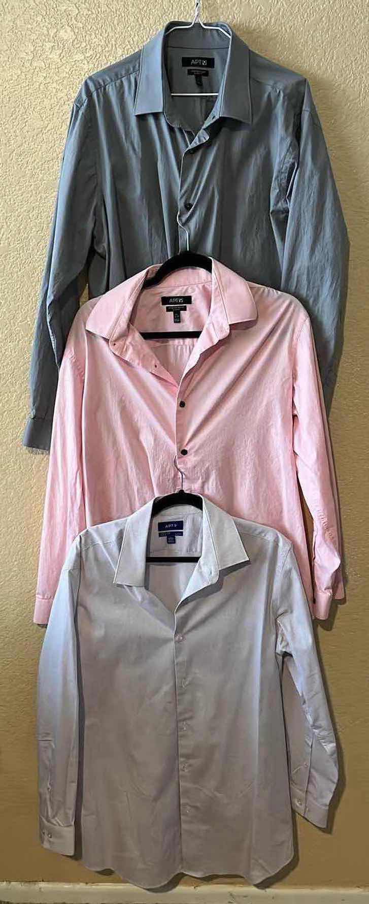 Photo 1 of APT 9 LONG SLEEVE DRESS SHIRTS MENS LG-XL (3)