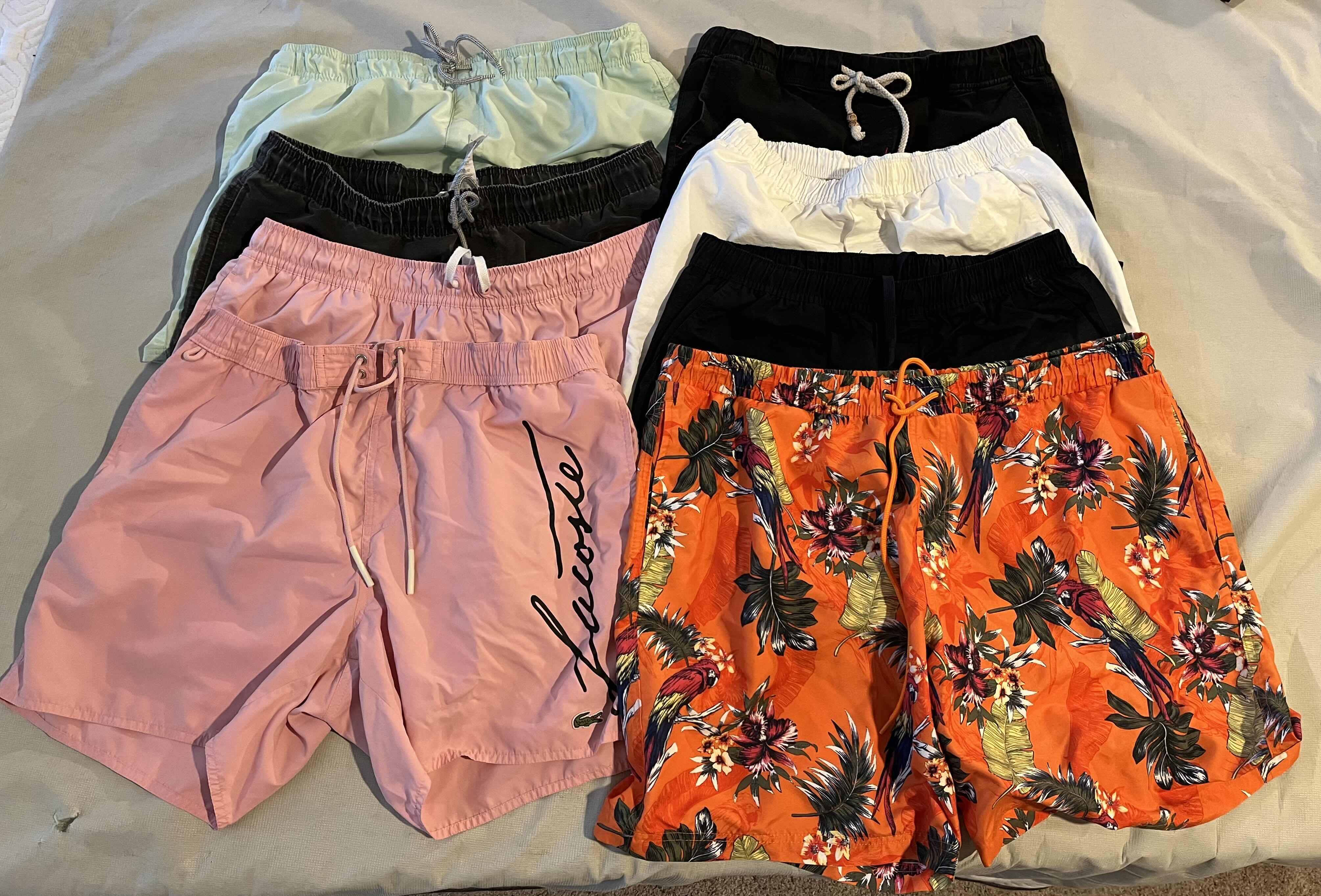 Photo 1 of SWIMMING TRUNKS ABOVE KNEE SHORTS MENS LG-XXL (8)