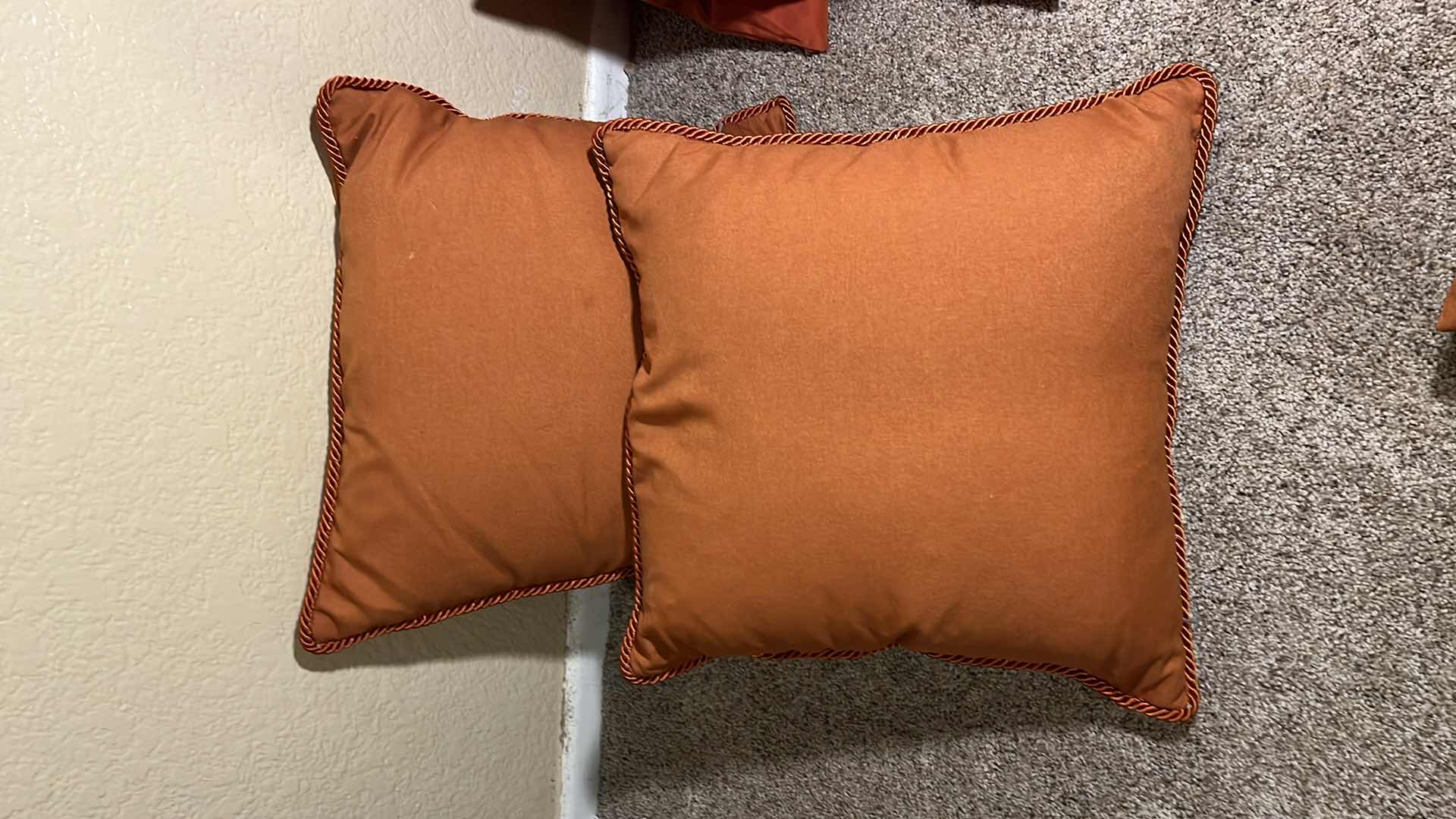 Photo 2 of ORANGE THROW PILLOWS (5)