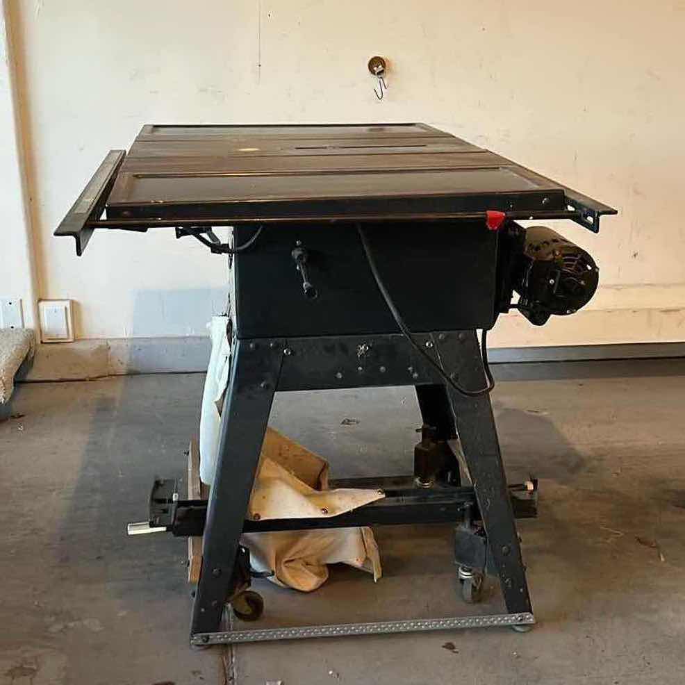 Photo 3 of SEARS ROEBUCK CO. TABLE SAW MODEL 113.299040 48" X 37.5" H36.5"