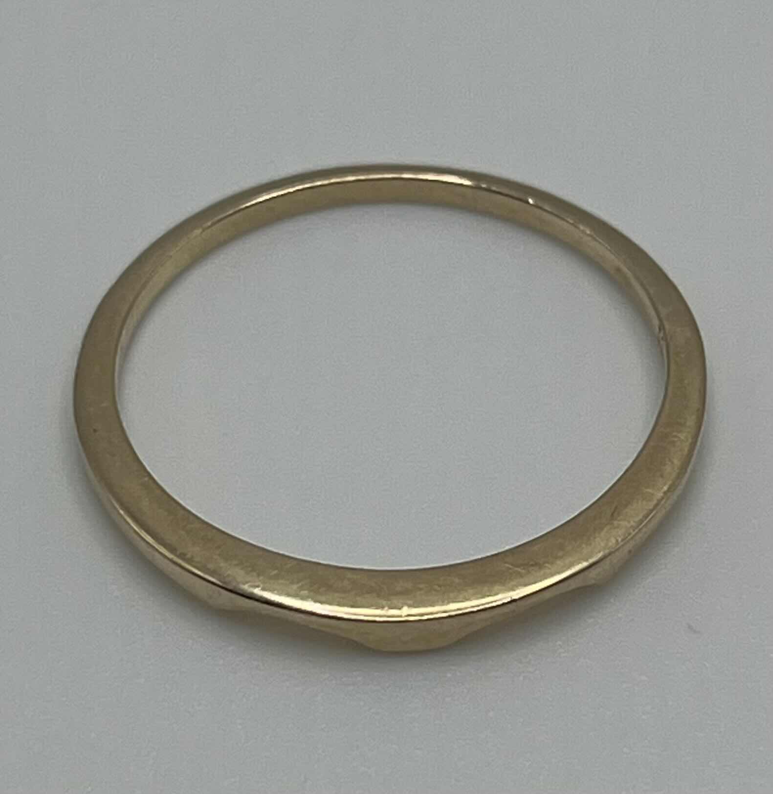 Photo 3 of GOLD WEDDING RING 14K BAND 1.6GRAMS WOMENS SIZE 9-10