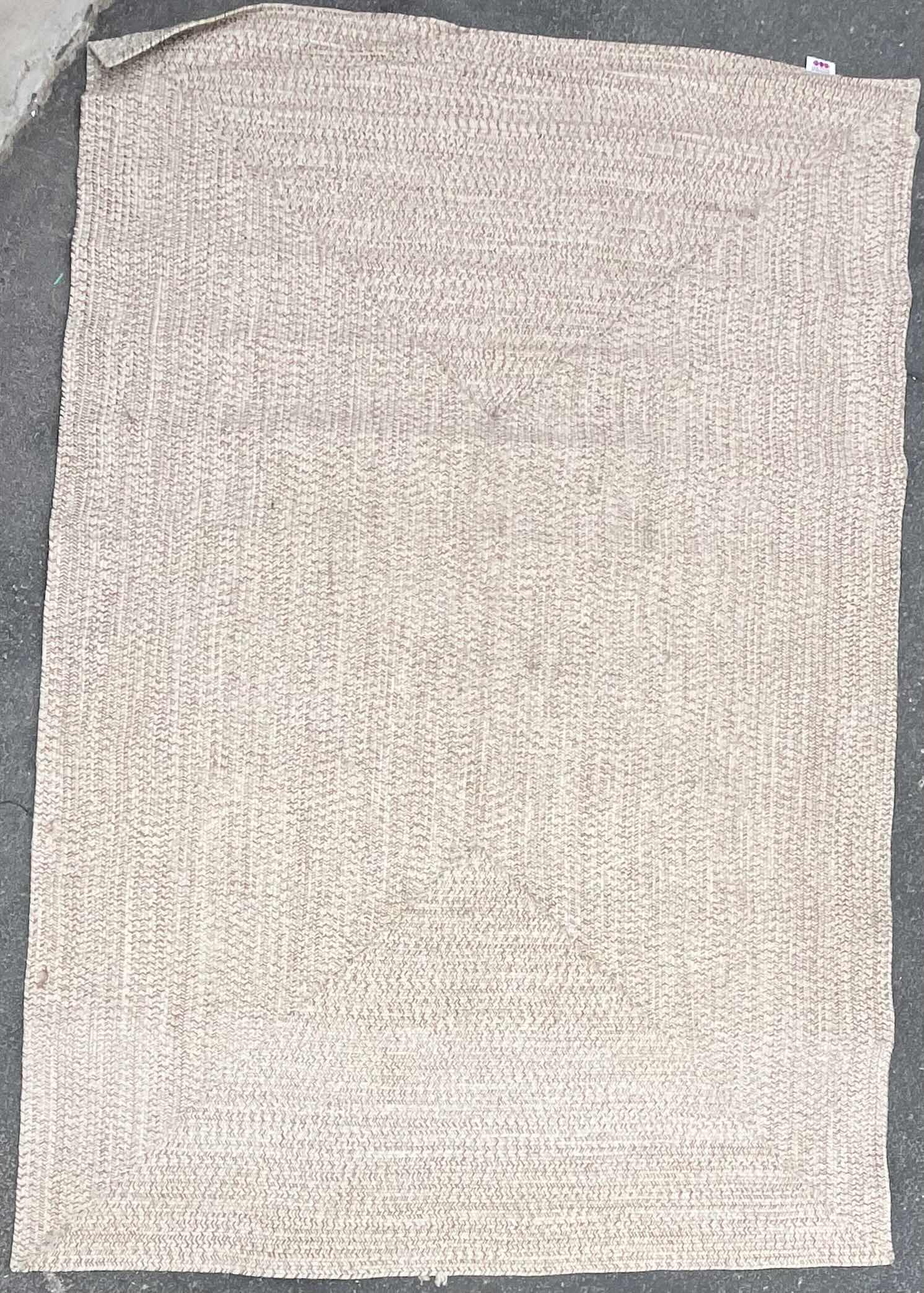 Photo 1 of NULOOM TAN & BROWN JUTE PATIO AREA RUG 71” X 106”