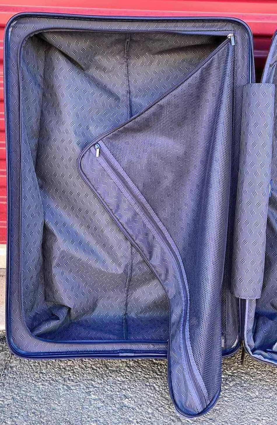 Photo 9 of BRIC’S NAVY BLUE HARD CASE ROLLING CHECK BAG LUGGAGE STYLE B1Y08432.050 21.5” X 12” H31”