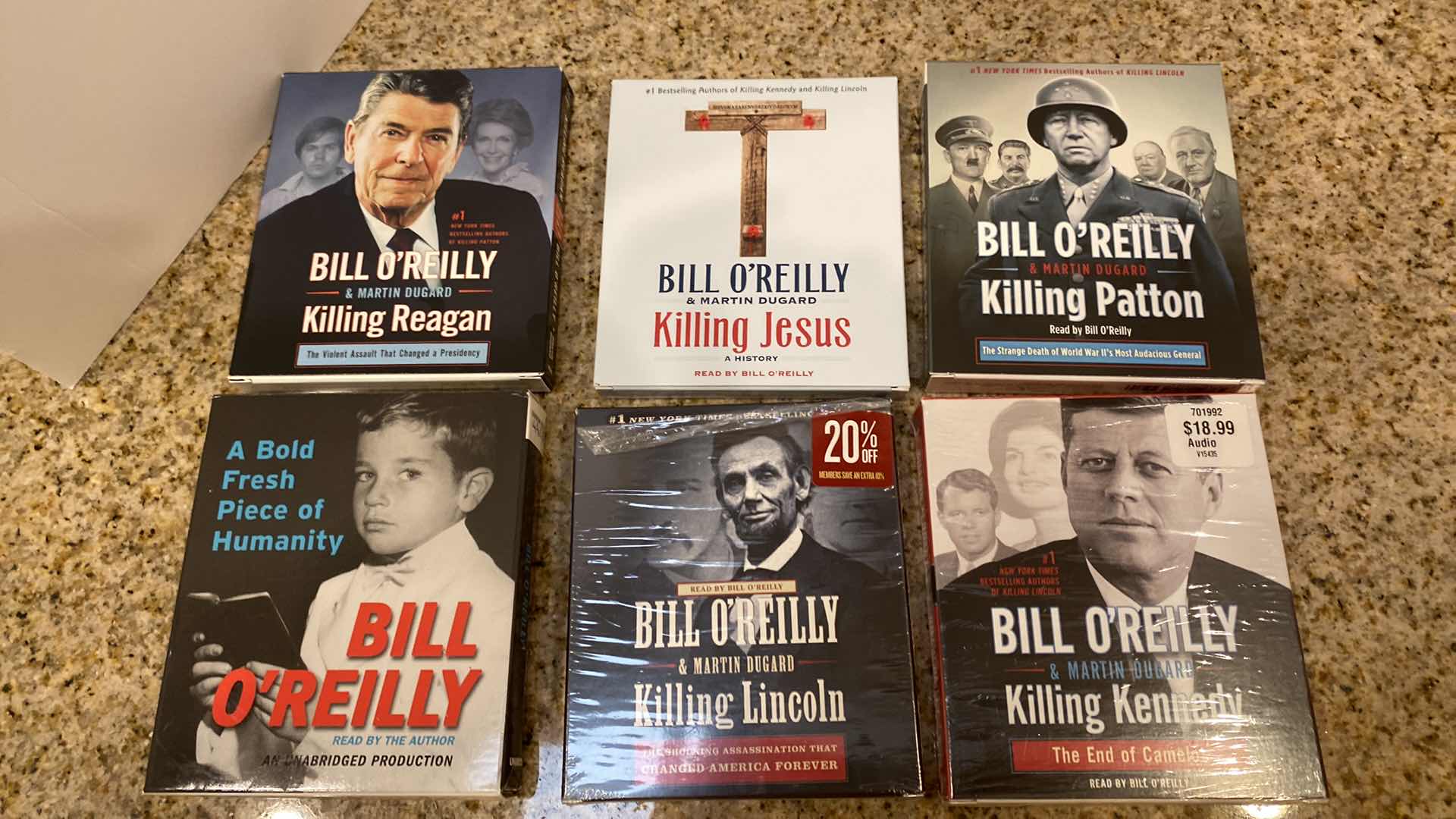 Photo 1 of 6-BILL O’REILLY BOOKS ON CD