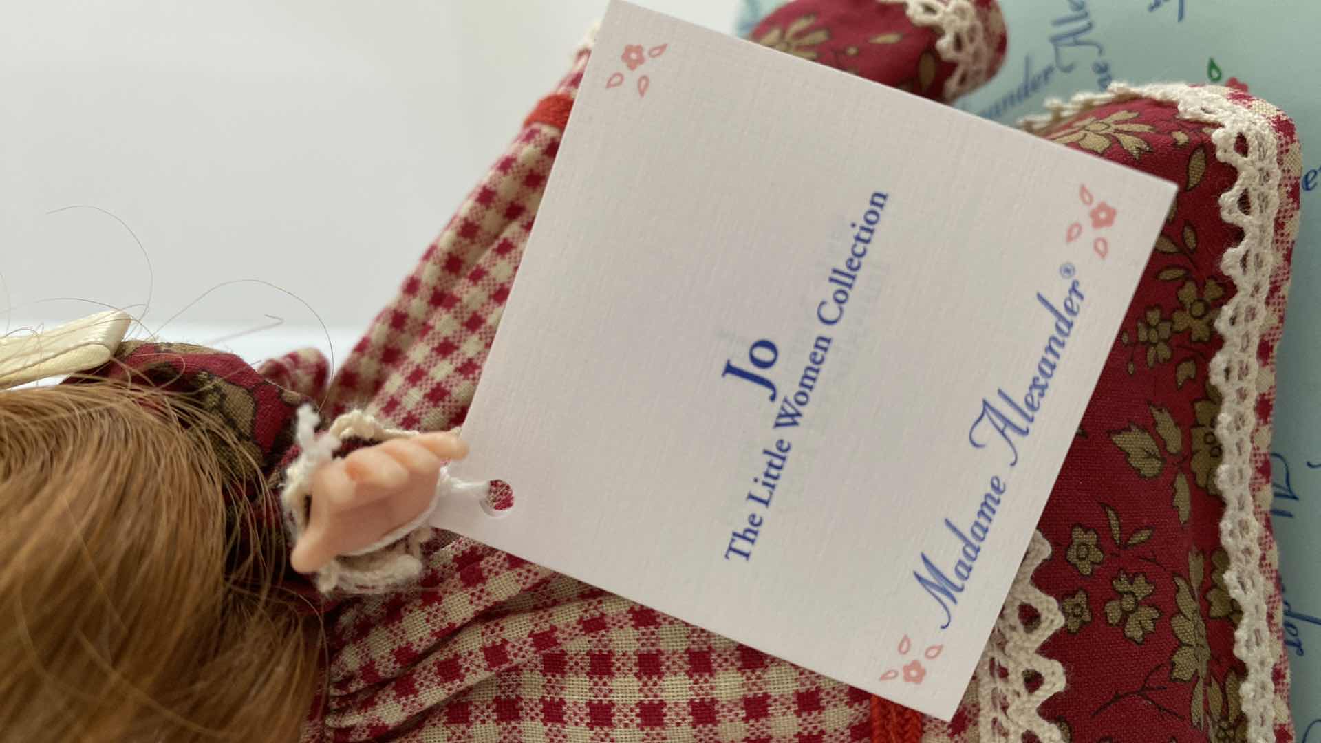 Photo 5 of MADAME ALEXANDER COLLECTIBLE LITTLE WOMEN JO 28140 H8” FROM FAO SCHWARZ WITH BOX