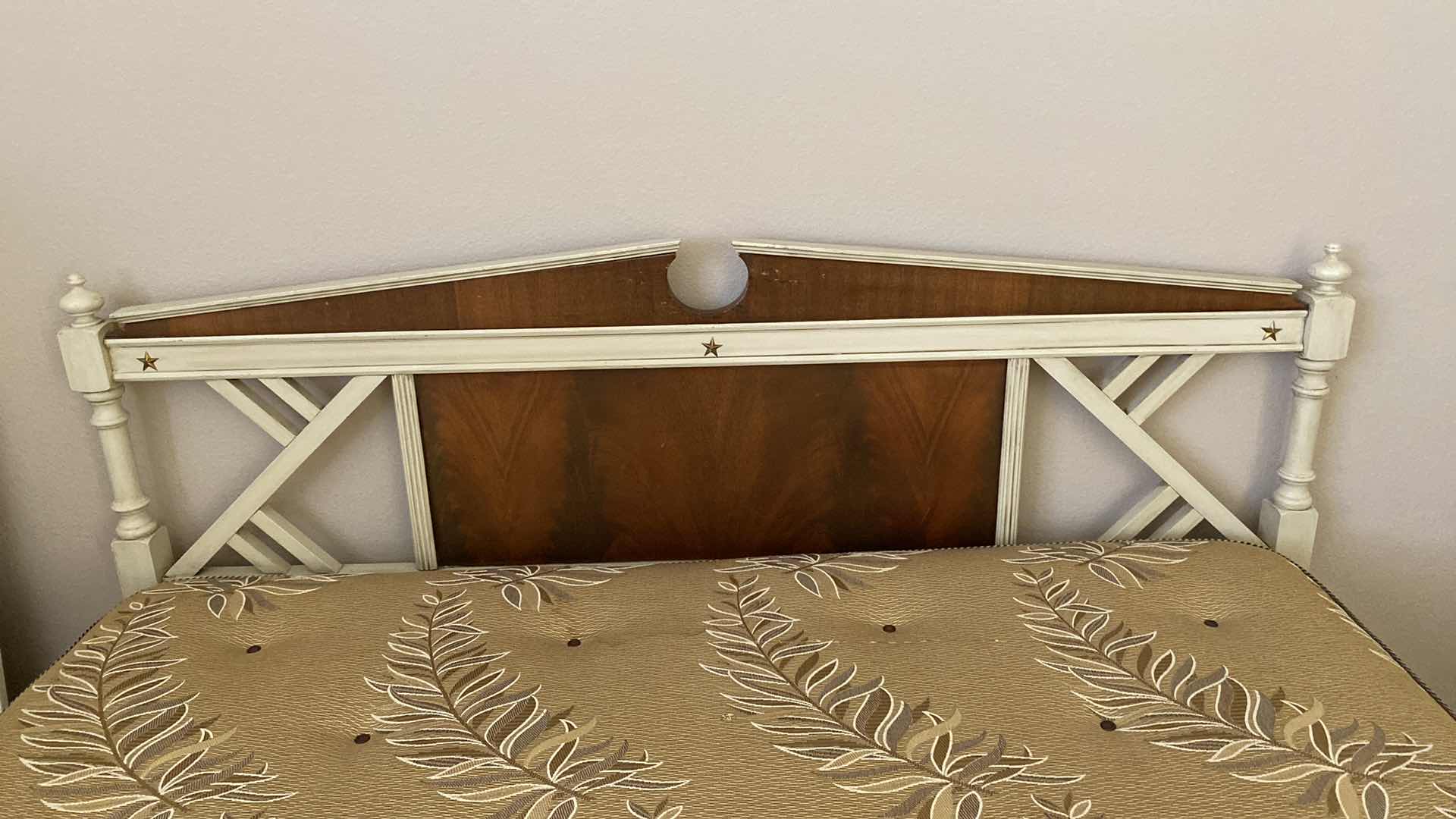 Photo 5 of FULL SIZE VINTAGE BED FRAME 56” X 78” H38” (MATTRESS SOLD SEPARATELY)