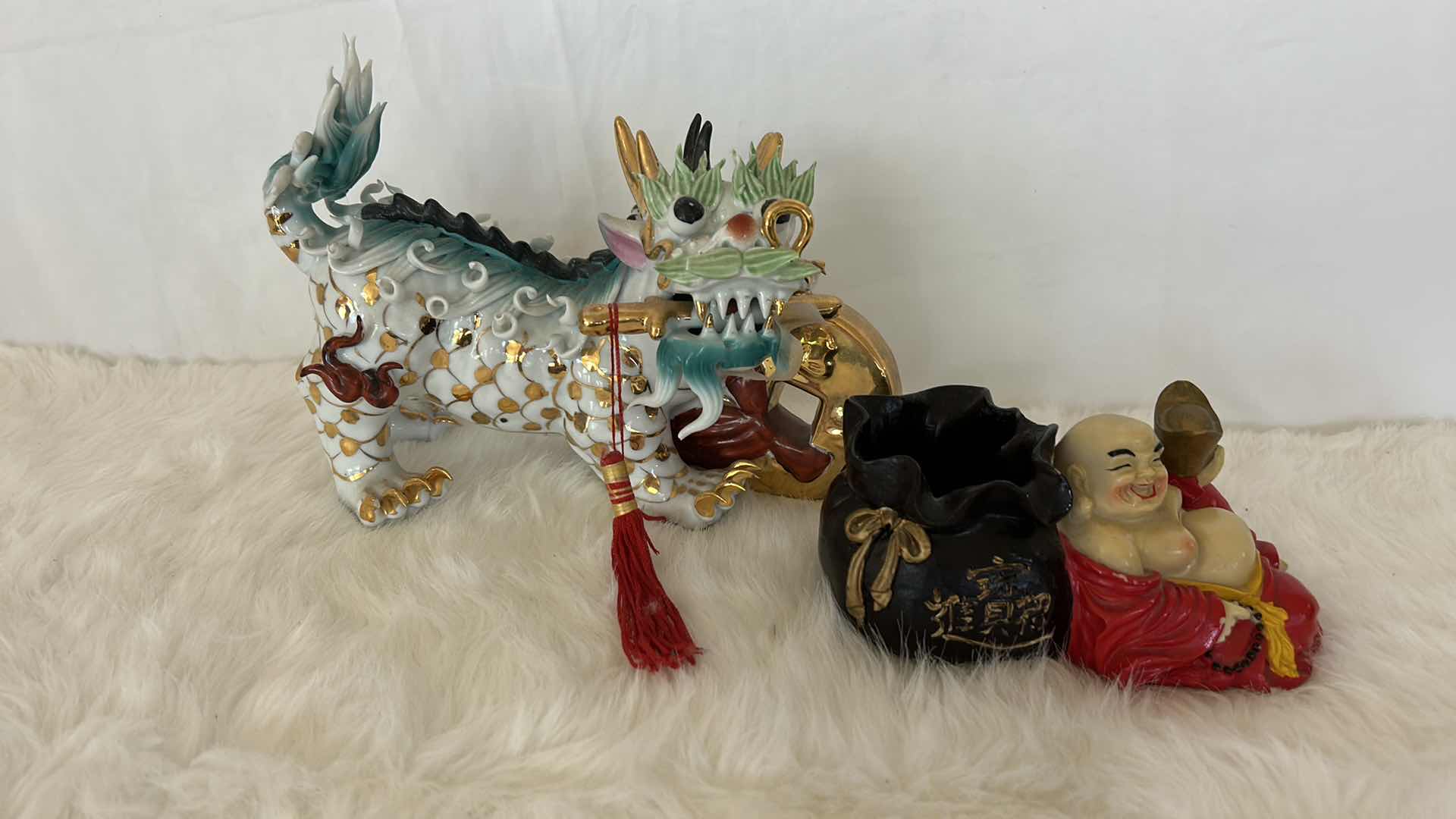 Photo 1 of 2 PC -CHINESE FIGURINES