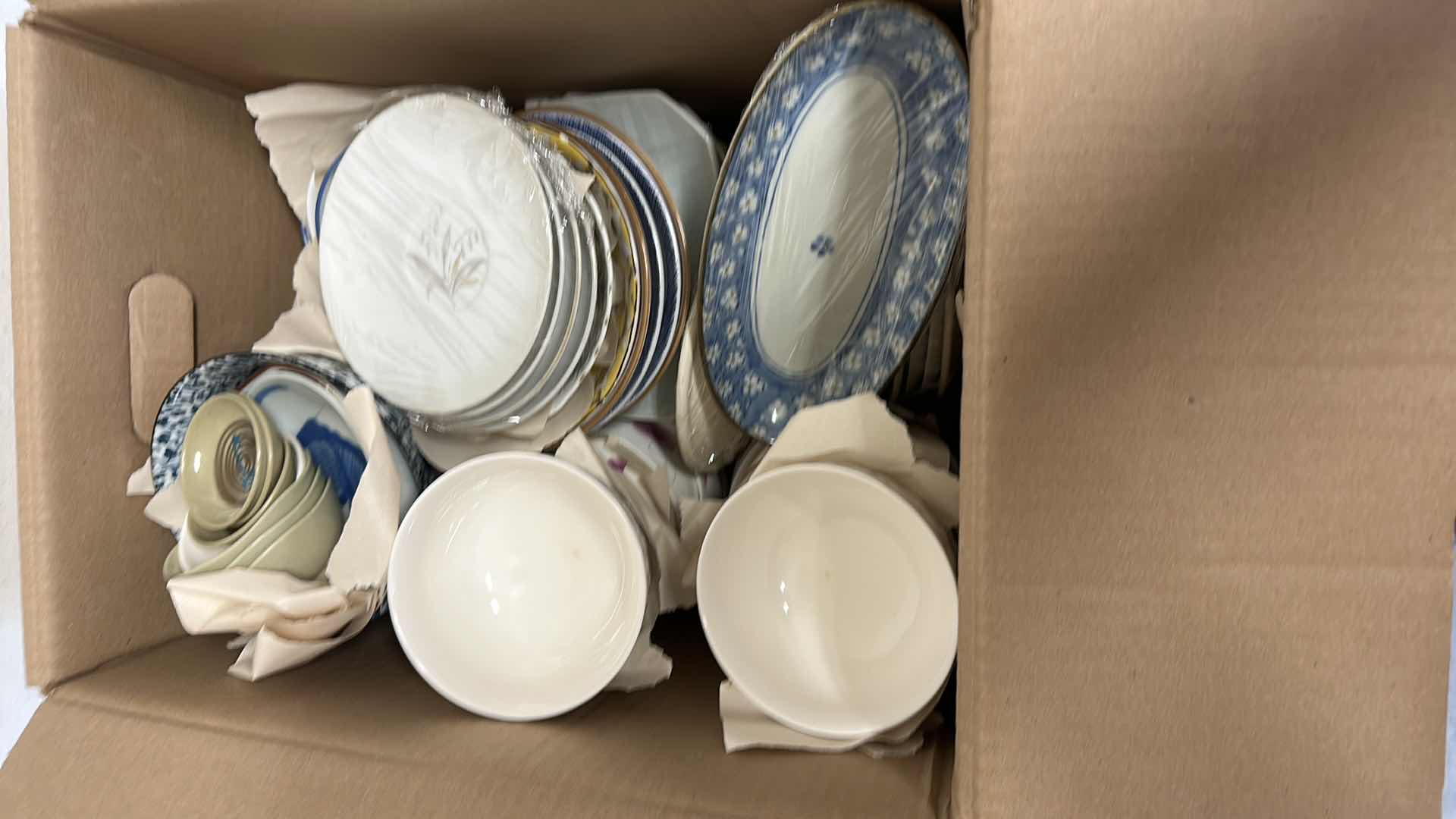 Photo 1 of BOX OF ASSORTED DISHES