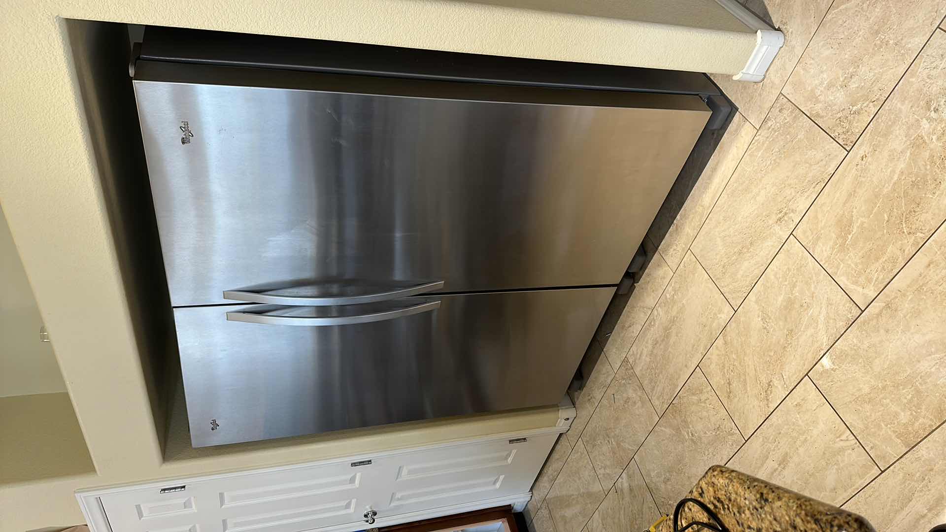 Photo 4 of SS WHIRLPOOL DOUBLE DOOR REFRIGERATOR FREEZER 5’ x 30” H66" (CONTENTS NOT INCLUDED)