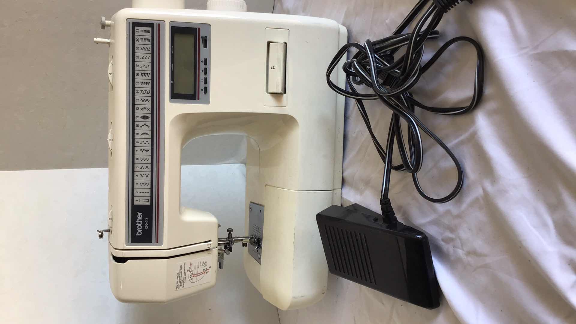 Photo 2 of BROTHER XR-40 SEWING MACHINE