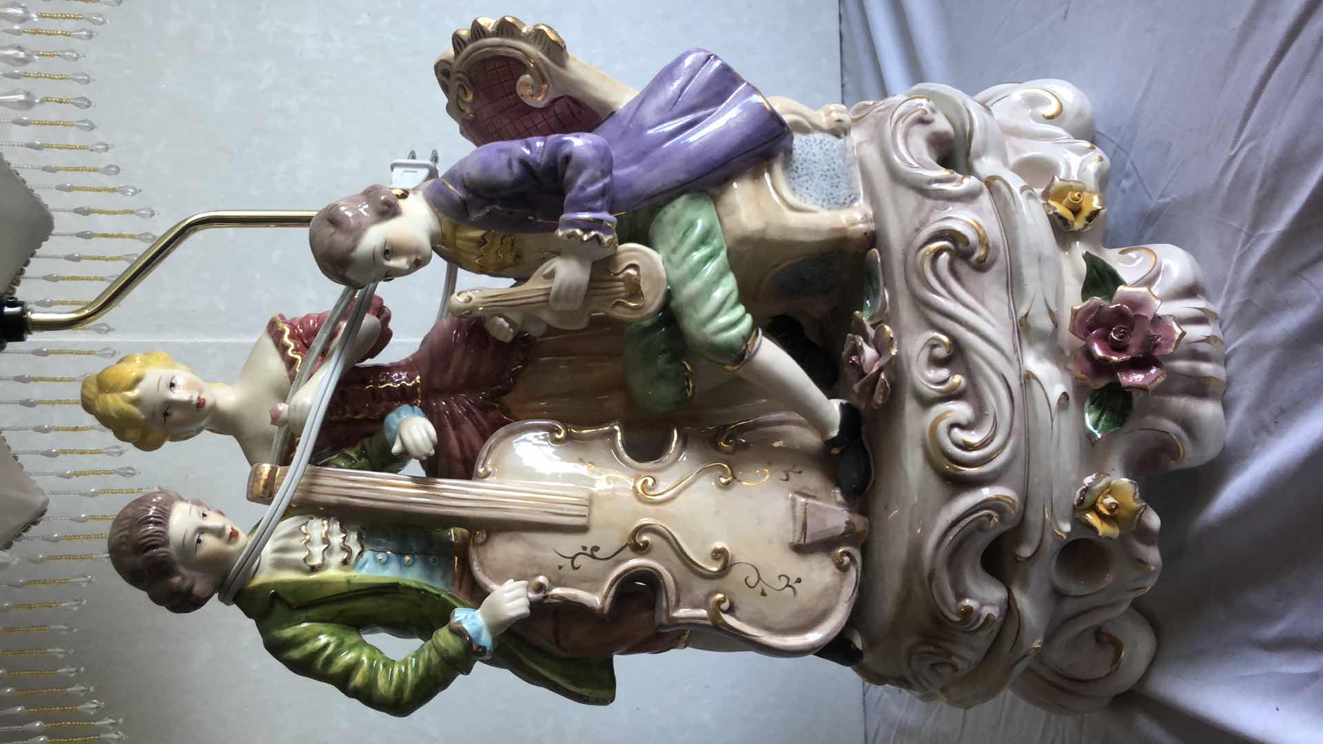 Photo 2 of CAPODIMONTE LAMP