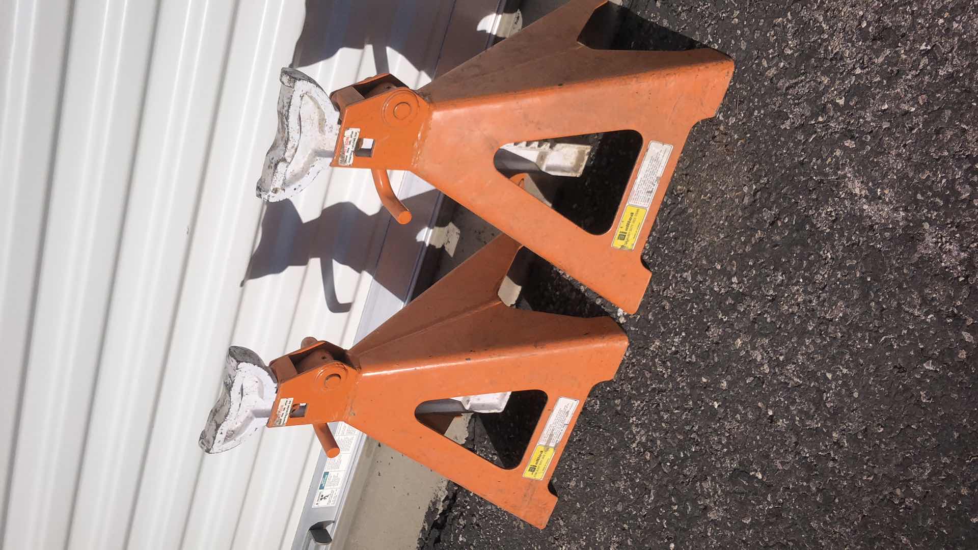 Photo 2 of 2 ALLIED 5 TON HEAVY DUTY JACK STANDS