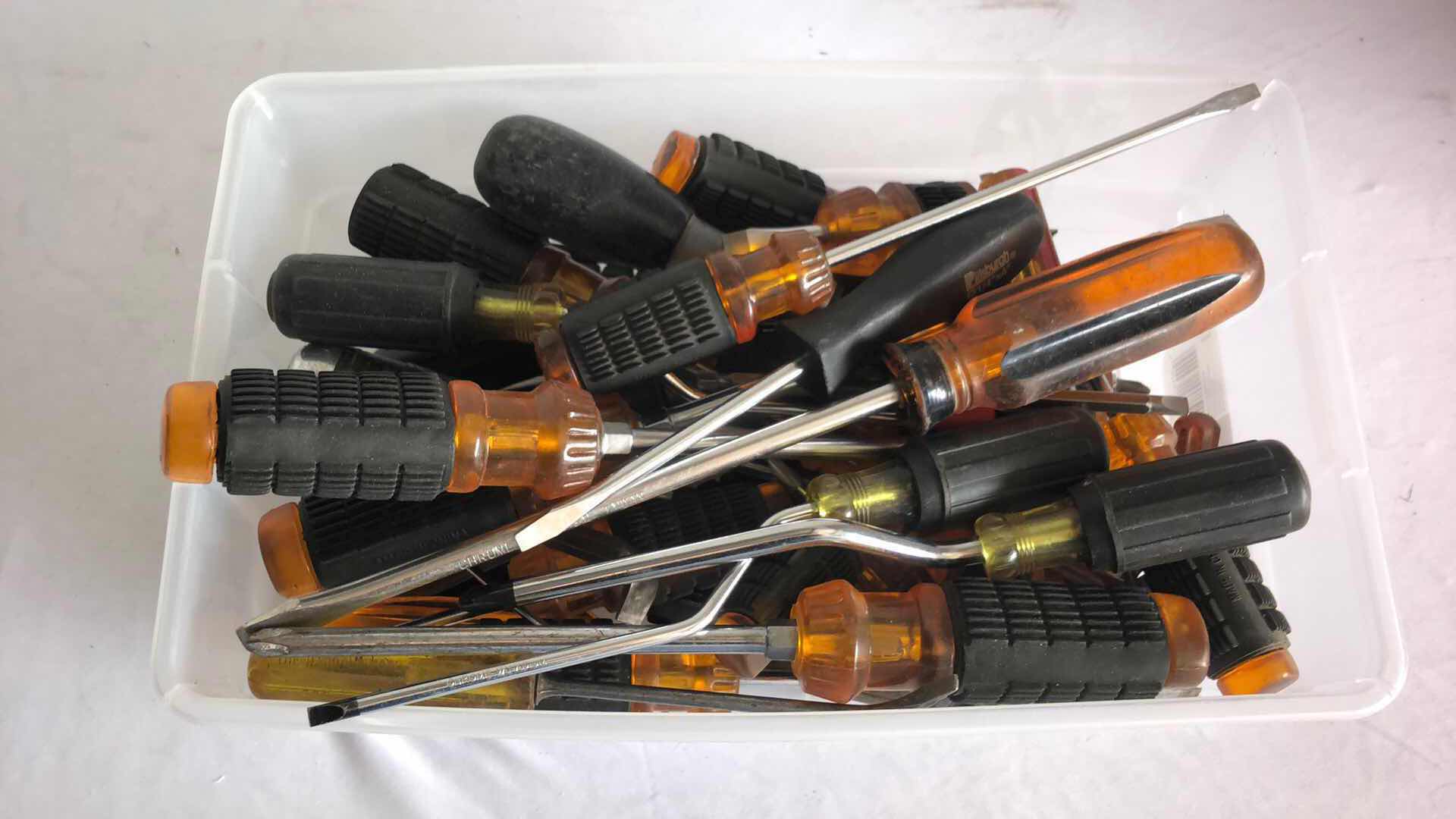 Photo 1 of BIG BOX OF SCREWDRIVERS