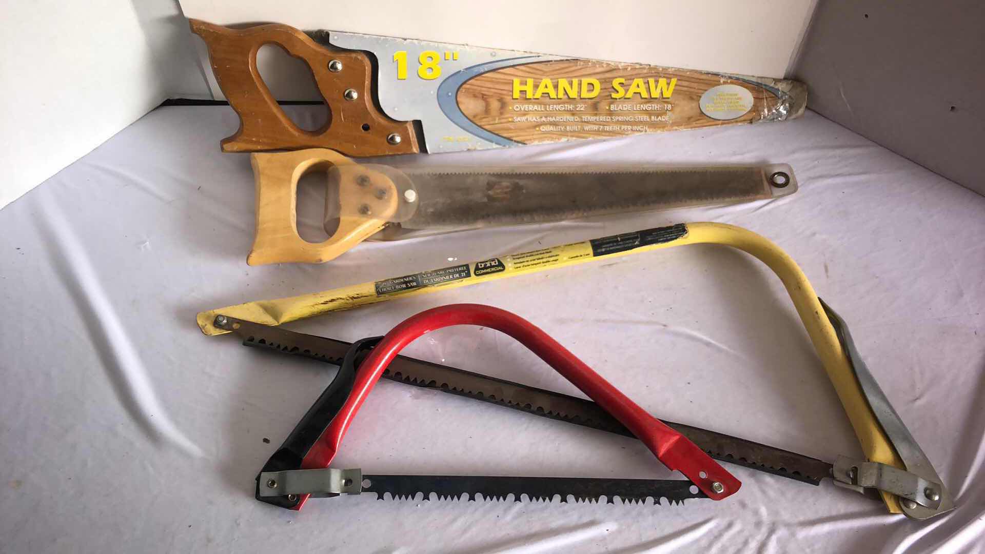 Photo 1 of 4 ASSORTED HANDSAWS