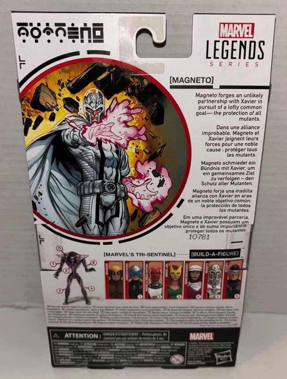 Photo 4 of NEW HASBRO MARVEL LEGEND SERIES HOUSE OF X ACTION FIGURE & ACCESSORIES, “MAGNETO”