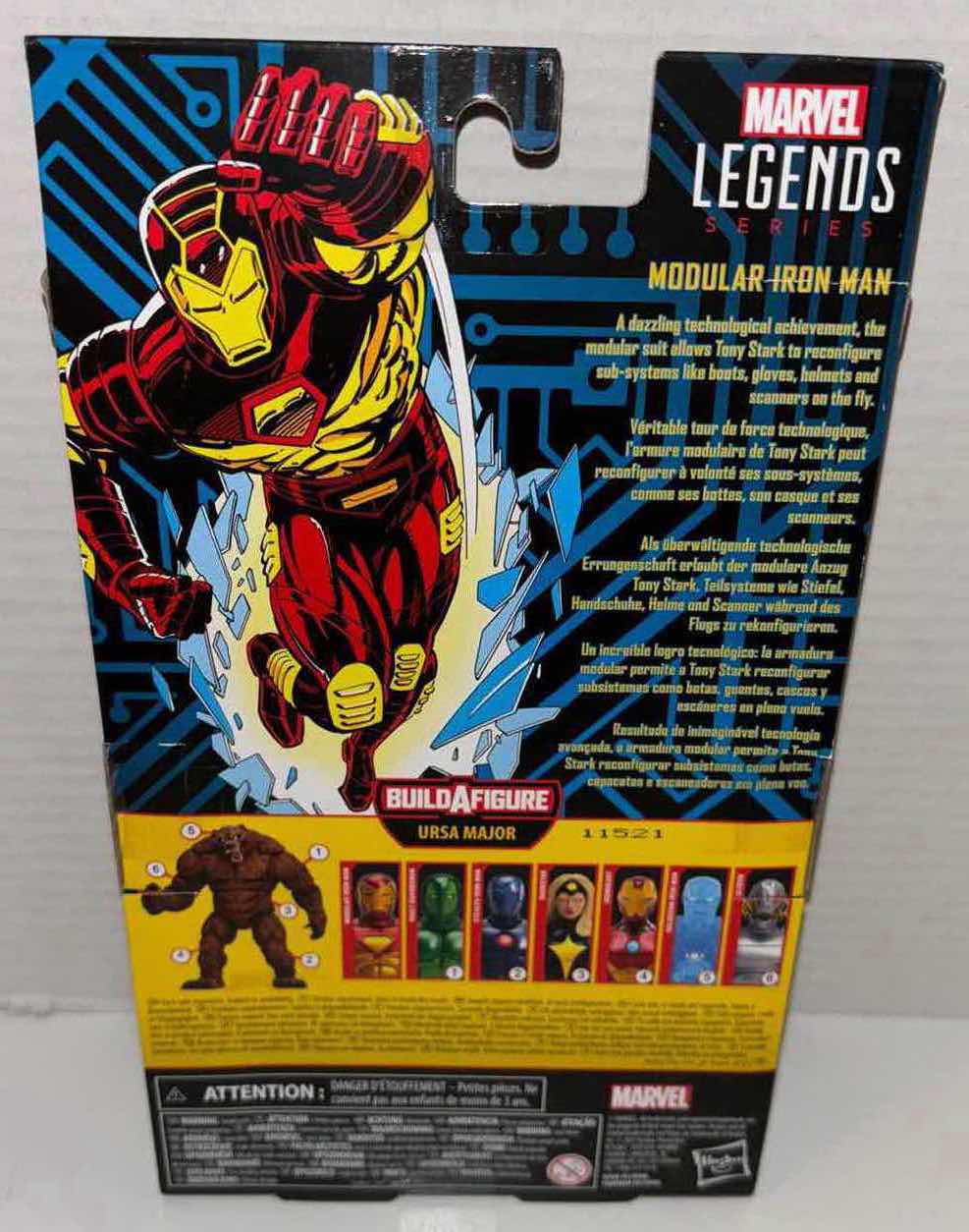 Photo 1 of NEW HASBRO MARVEL LEGEND SERIES IRONMAN ACTION FIGURE & ACCESSORIES, “MODULAR IRON MAN”