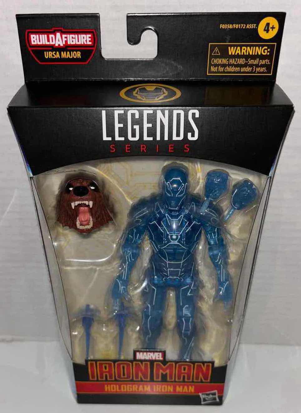 Photo 1 of NEW HASBRO MARVEL LEGEND SERIES IRONMAN ACTION FIGURE & ACCESSORIES, “HOLOGRAM IRON MAN”