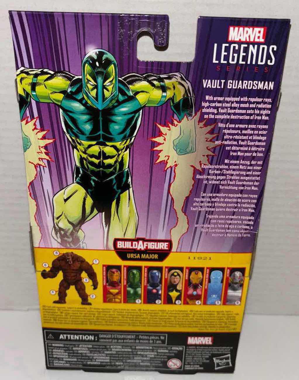 Photo 1 of NEW HASBRO MARVEL LEGEND SERIES IRONMAN ACTION FIGURE & ACCESSORIES, “VAULT GUARDSMAN”