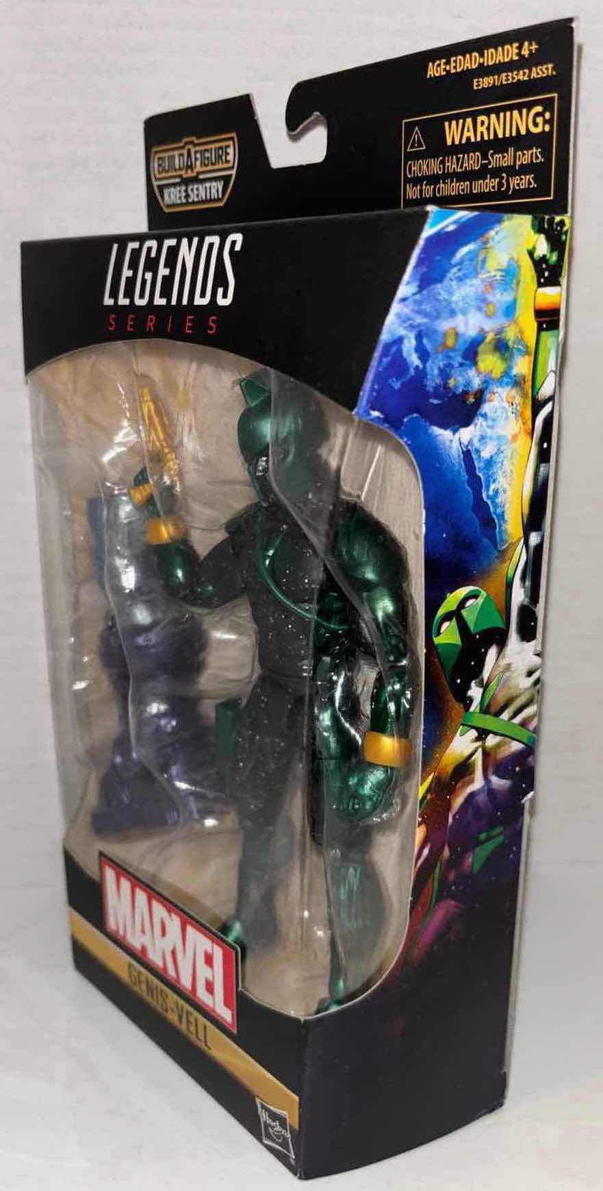 Photo 3 of NEW HASBRO MARVEL LEGEND SERIES ACTION FIGURE & ACCESSORIES, “GENIS-VELL”