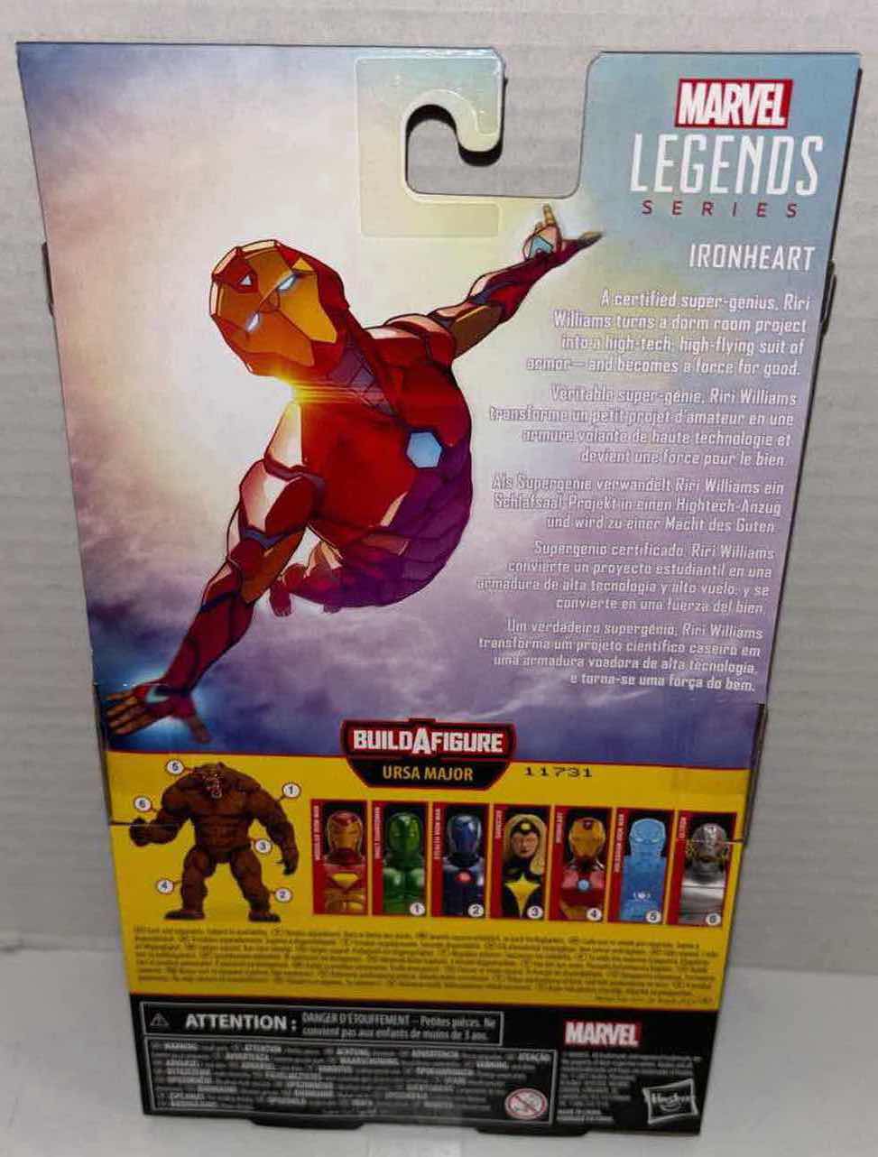 Photo 4 of NEW HASBRO MARVEL LEGEND SERIES ACTION FIGURE & ACCESSORIES,  RIRI WILLIAMS “IRONHEART”