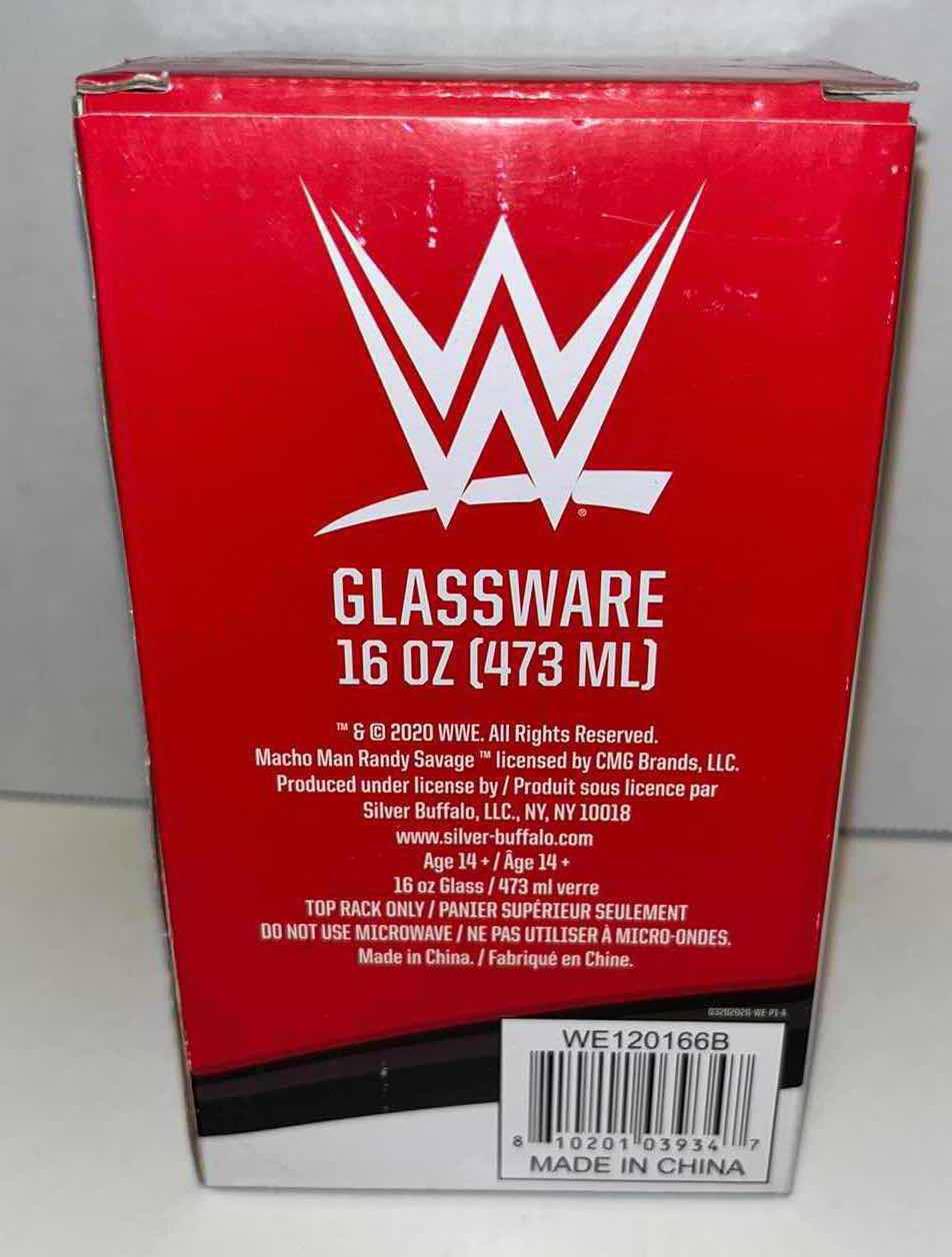 Photo 2 of NEW WWE GLASSWARE 16 OZ GLASS