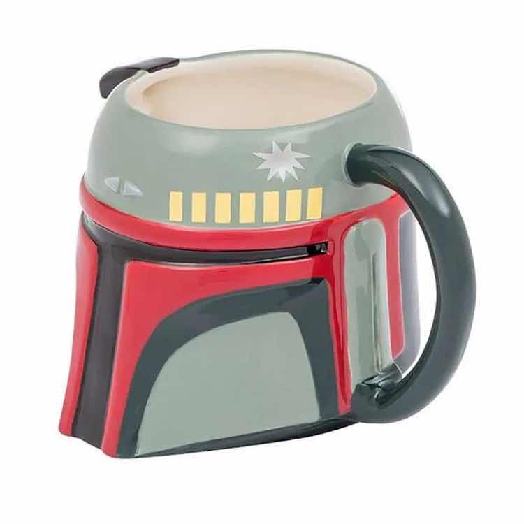 Photo 2 of NEW BIOWORLD STAR WARS BOBA FETT SCULPTED CERAMIC 20 OZ MUG