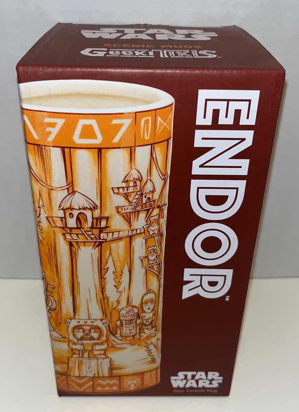 Photo 3 of NEW BEELINE GEEKI TIKIS SCENIC MUGS STAR WARS “ENDOR” 24 OZ CERAMIC MUG