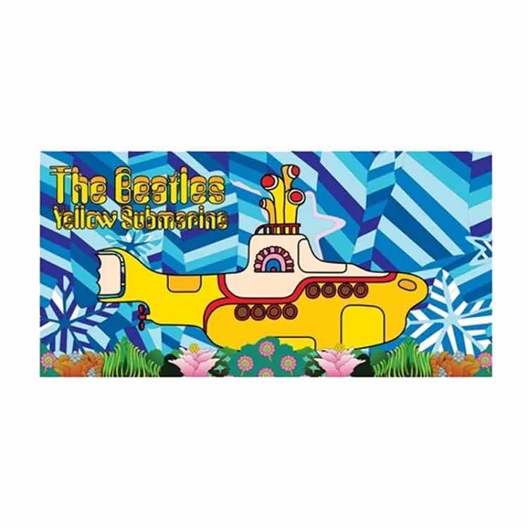 Photo 1 of NEW FACTORY ENTERTAINMENT THE BEATLES YELLOW SUBMARINE 30” X 60” BEACH/BATH TOWEL