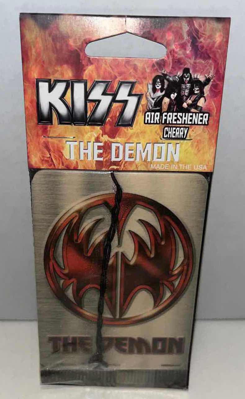 Photo 2 of NEW KISS4SALE.COM 6 PCS KISS AIR FRESHENERS, THE DEMON, THE CATMAN, THE SPACEMAN (CHERRY, GREEN APPLE & FRESH SCENT)