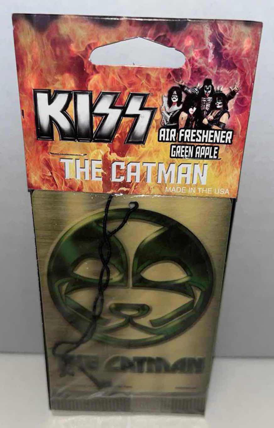 Photo 3 of NEW KISS4SALE.COM 6 PCS KISS AIR FRESHENERS, THE DEMON, THE CATMAN, THE SPACEMAN (CHERRY, GREEN APPLE & FRESH SCENT)