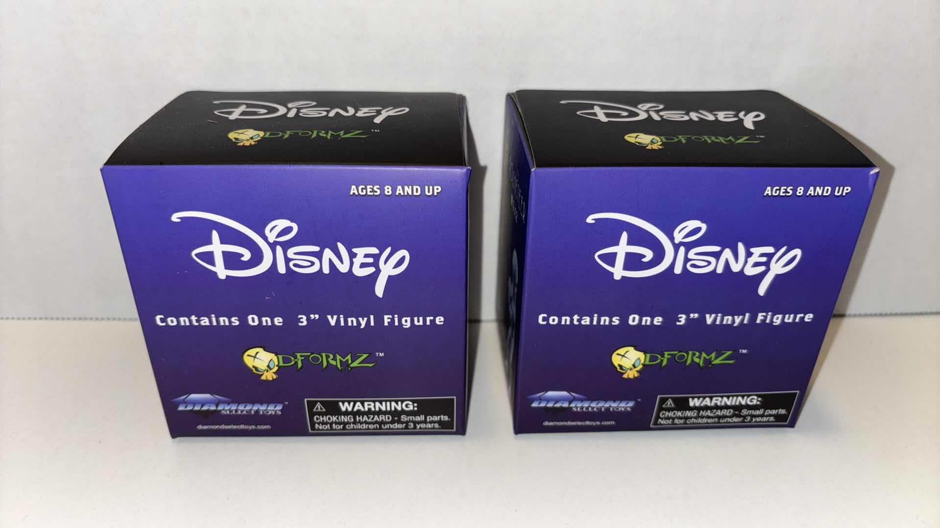 Photo 1 of NEW DIAMOND SELECT TOYS DISNEY D-FORMZ LIMITED EDITION 3” VINYL FIGURE MYSTERY PACK (2-PACK)