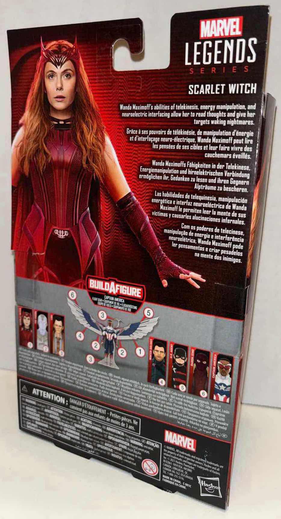 Photo 3 of NEW HASBRO MARVEL LEGENDS SERIES ACTION FIGURE & ACCESSORIES, WANDA VISION “SCARLET WITCH”