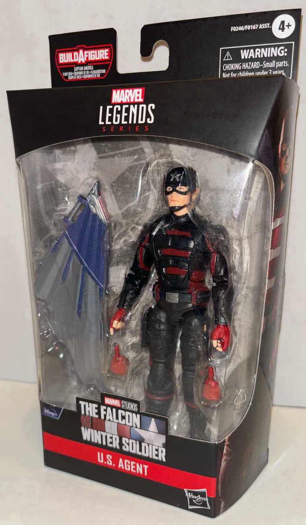 Photo 2 of NEW HASBRO MARVEL LEGENDS SERIES ACTION FIGURE & ACCESSORIES, THE FALCON & THE WINTER SOLDIER “U.S. AGENT”