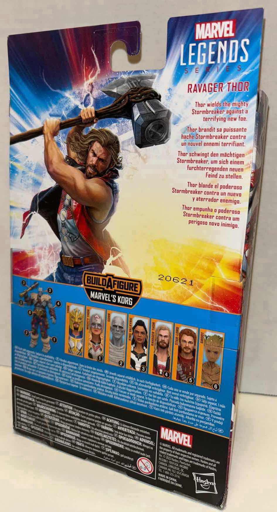 Photo 3 of NEW HASBRO LEGENDS SERIES ACTION FIGURE & ACCESSORIES, THOR LOVE AND THUNDER “RAVAGER THOR”