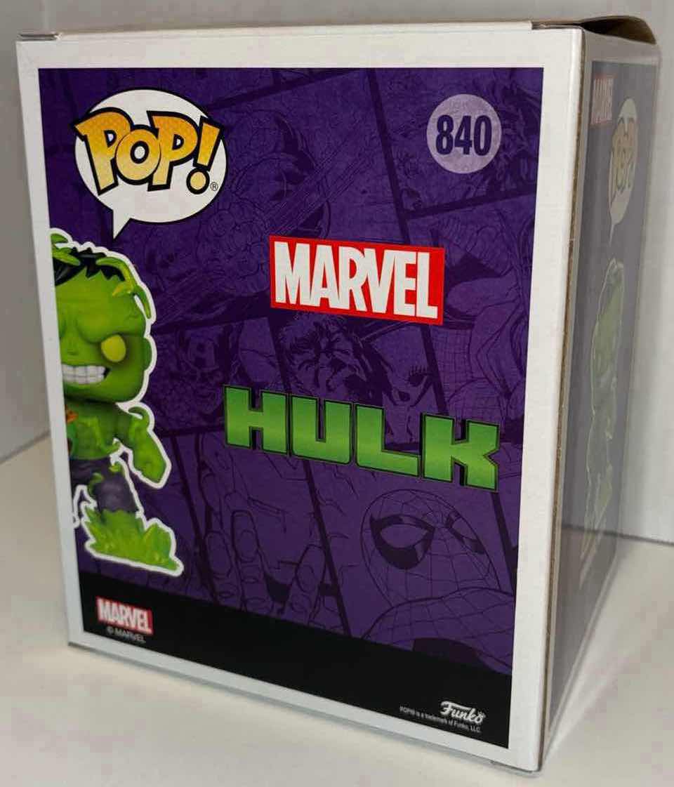 Photo 4 of NEW FUNKO POP! DELUXE 6” MARVEL BOBBLEHEAD FIGURE, #840 IMMORTAL HULK (PX PREVIEWS EXCLUSIVE)