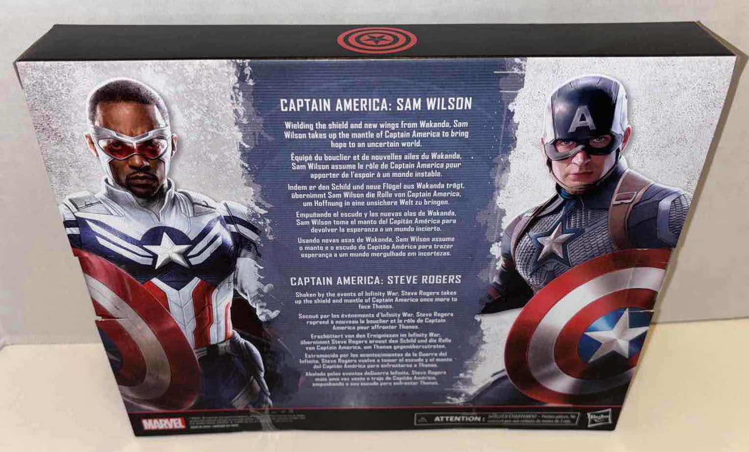 Photo 3 of NEW HASBRO MARVEL STUDIOS LEGENDS SERIES ACTION FIGURES & ACCESSORIES 2-PACK, THE FALCON AND THE WINTER SOLDIER “CAPTAIN AMERICA: SAM WILSON & CAPTAIN AMERICA: STEVE ROGERS