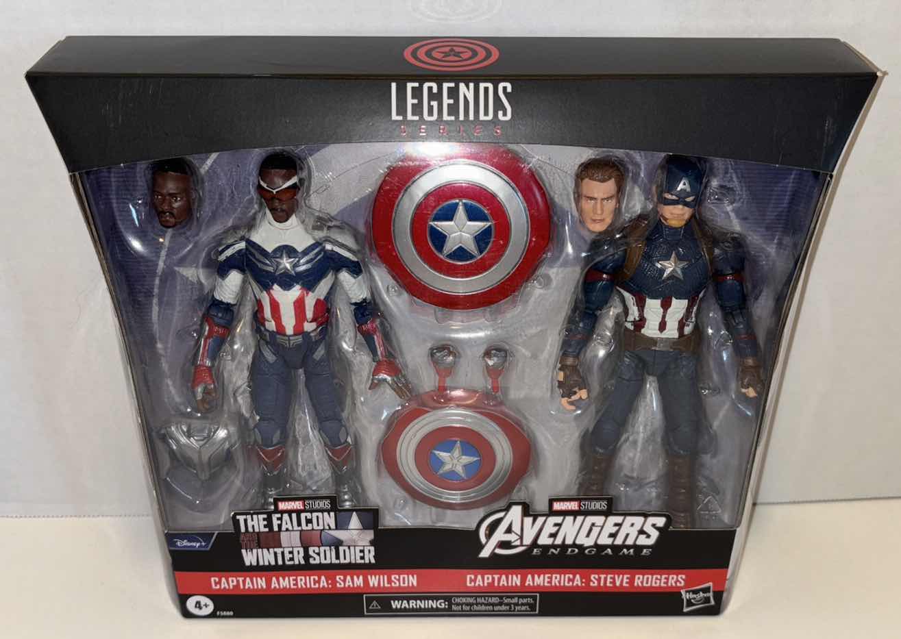 Photo 2 of NEW HASBRO MARVEL STUDIOS LEGENDS SERIES ACTION FIGURES & ACCESSORIES 2-PACK, THE FALCON AND THE WINTER SOLDIER “CAPTAIN AMERICA: SAM WILSON & CAPTAIN AMERICA: STEVE ROGERS