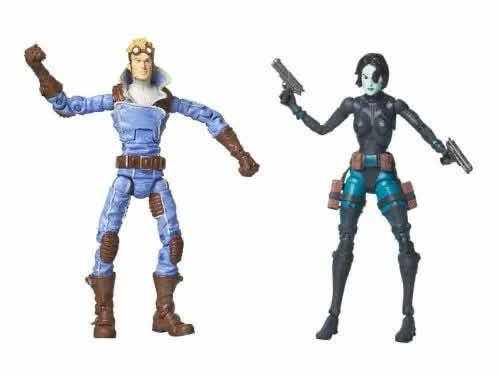 Photo 1 of $65 NEW HASBRO MARVEL LEGENDS ACTION FIGURES & ACCESSORIES 2-PACK, “CANNONBALL” & “DOMINO”  (WALMART EXCLUSIVE)