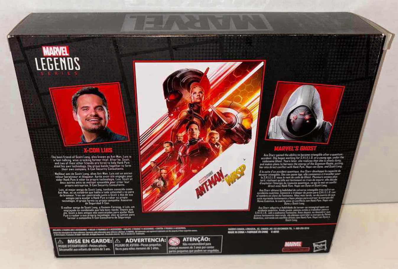 Photo 3 of NEW HASBRO MARVEL STUDIOS LEGENDS SERIES ACTION FIGURES & ACCESSORIES 2-PACK, ANT-MAN & THE WASP “X-CON LUIS” & “MARVEL’S GHOST”