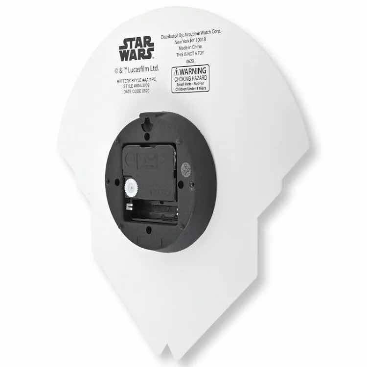 Photo 2 of NEW STAR WARS THE MANDALORIAN BOUNTY HUNTER WALL CLOCK