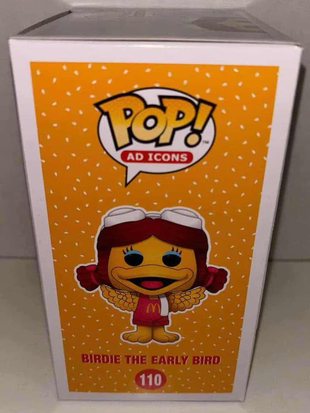 Photo 3 of NEW FUNKO POP! ICONS VINYL FIGURE, MCDONALDS #110 BIRDIE THE EARLY BIRD